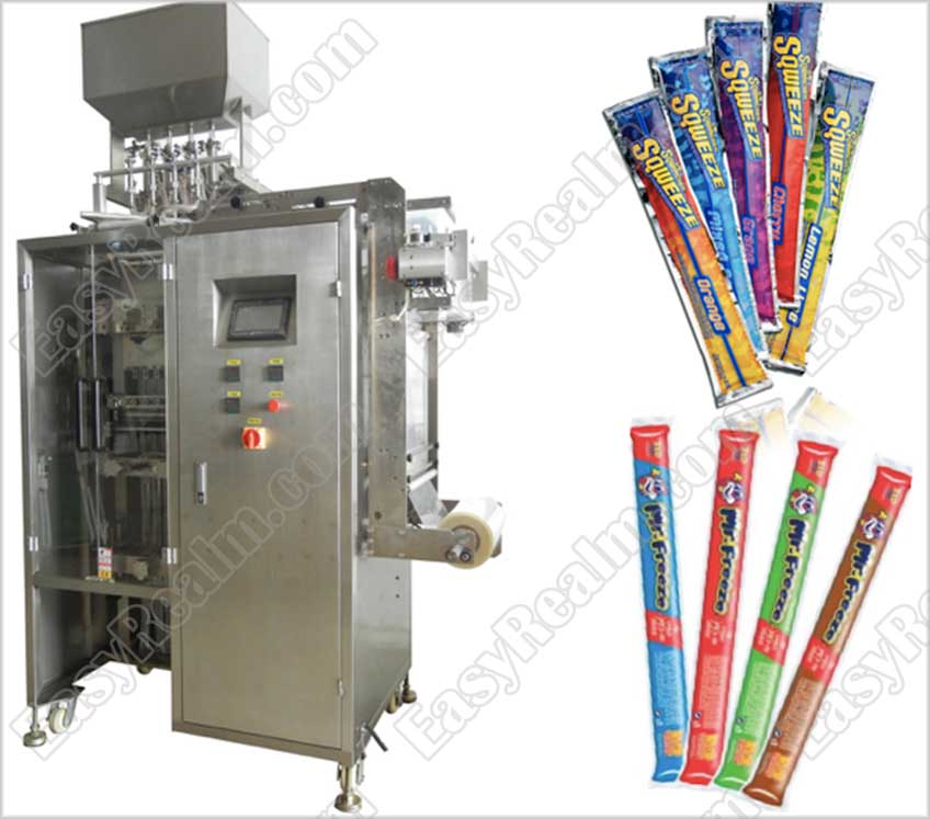 Multi-Lane High Speed Liquid Stick Packs Ice Pops Freeze Pops Packing Machine - 3
