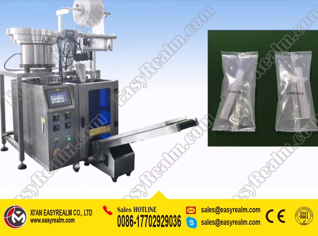Automatic Plastic Parts Hardware Counting Packing Machine with 1 Vibratory Feeder - 1