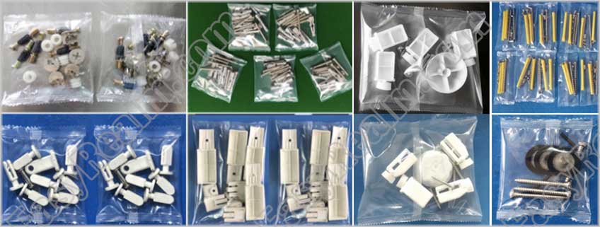 Automatic Nuts Bolts Screws Fasteners Mixed Hardware Packing Machine with 4 Vibratory Feeders - 3