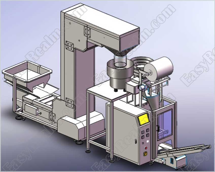 Automatic Hardware Screw Packing Machine 50g-5kgs per Bag (Weighing + Counting) - 2