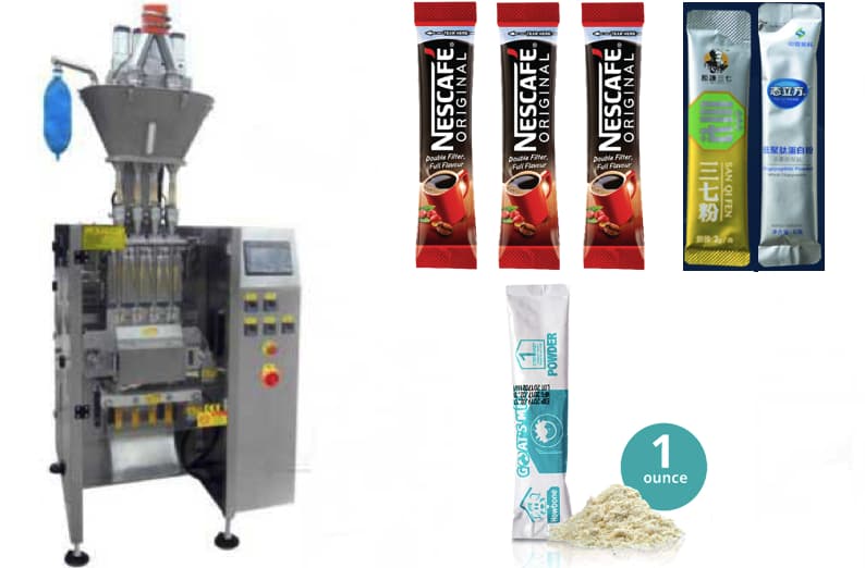 Multilane(4 lanes) Round Cut Stick Pack Sachet Powder Packaging Machine - 2