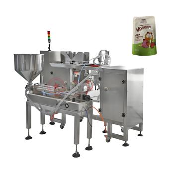Mini Automatic Liquid Doypack Stand up Pouch Filling Sealing Machine