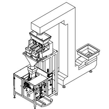 Automatic Low Cost Mini Premade Doypack Stand up Zipper Pouch Filling Sealing Packing Machine